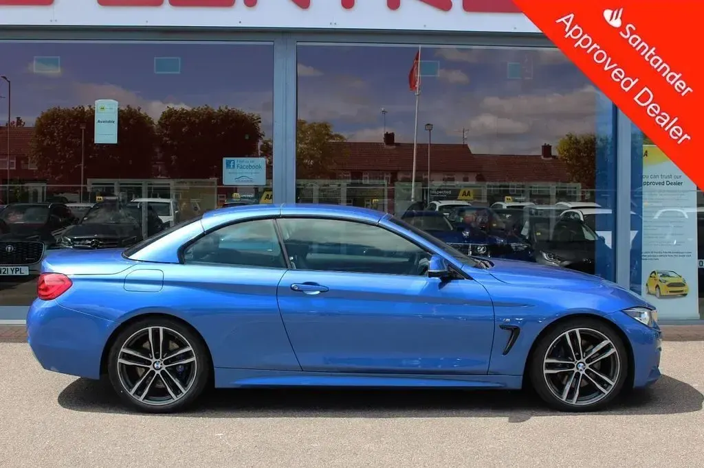 Used BMW 420 M Sport 184 HP (135 kW) 2019 Blue Cabriolet