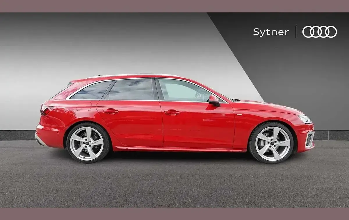Used Audi A4 S-Line 200 HP (147 kW) 2024 Red Estate