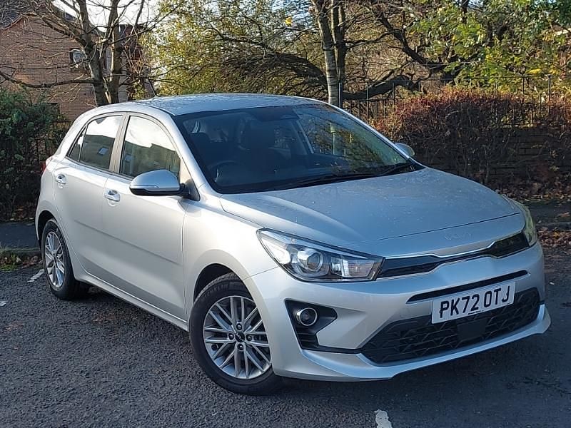 Silver Used 2022 Kia Rio Hatchback | £12,998 (Fair price) - Image 1/4