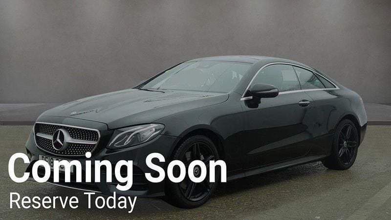 Used Mercedes E220 AMG Line Premium 2018 Black Coupe