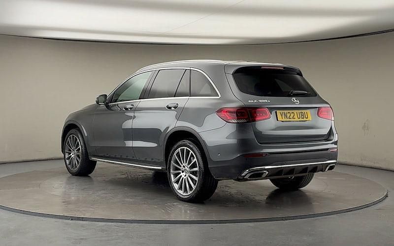 Used Mercedes GLC300e AMG line 320 HP (235 kW) 2022 Selenite grey SUV