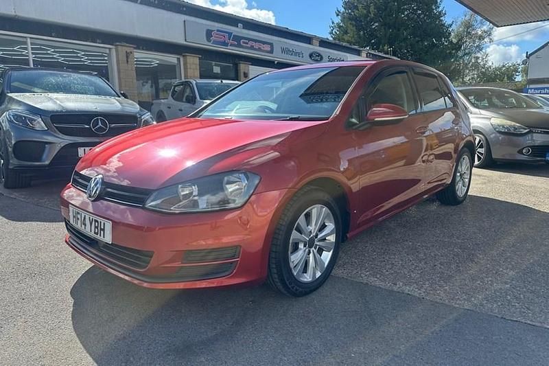 Red Used 2014 VW Golf VII SE Hatchback | £4,995 (Fair price) - Image 1/1