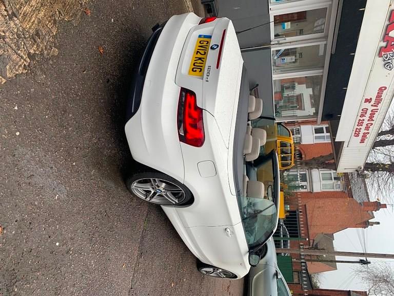 Used BMW 120 Cabriolet M Sport 177 HP (130 kW) 2012 White Cabriolet