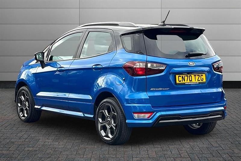 Used Ford Ecosport ST-Line 125 HP (91 kW) 2020 Desert island blue SUV