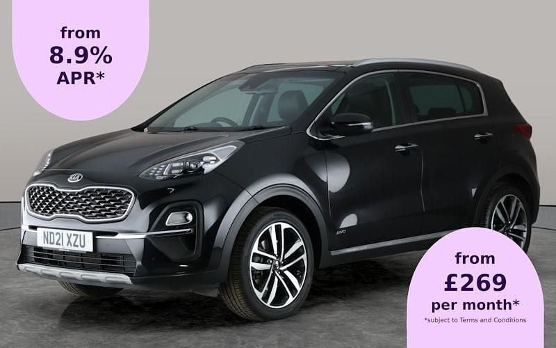 Black Used 2021 Kia Sportage 3 SUV | £18,542 (Good price) - Image 1/2
