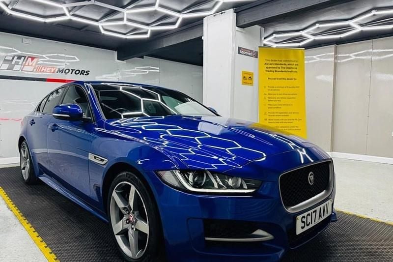 Blue Used 2017 Jaguar XE R-Sport Sedan | £7,490 (Good price) - Image 1/1