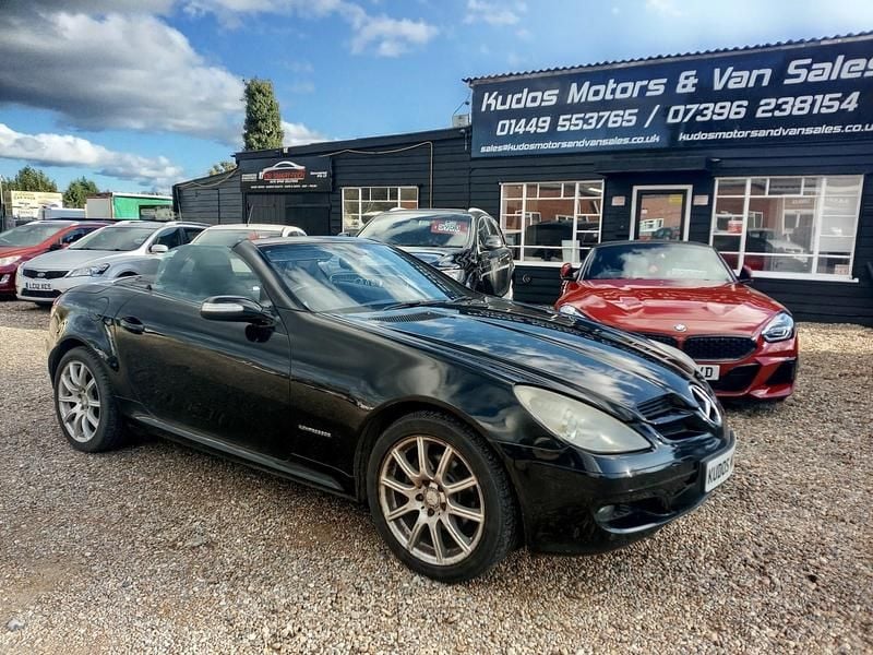Black Used 2007 Mercedes SLK200 Edition 1 Cabriolet | £2,500 (Good price) - Image 1/4