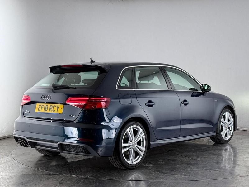 Used Audi A3 S-Line 2018 Blue Sedan
