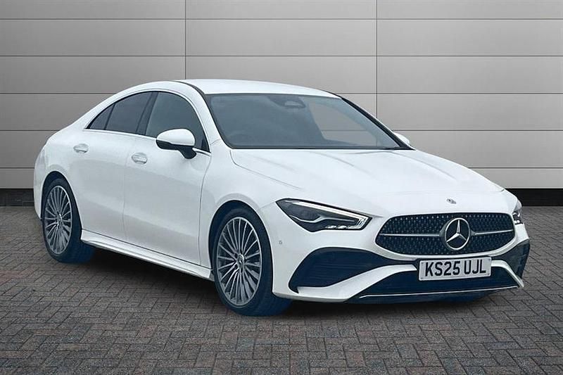 Used Mercedes CLA220 AMG Line Premium 190 HP (139 kW) 2025 White Sedan