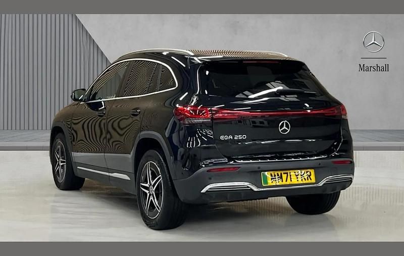Used Mercedes EQA250 AMG line 139 kW (190 HP) 2022 Cosmos black metallic SUV