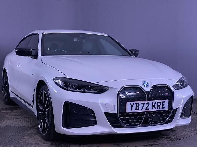White Used 2022 BMW i4 Shadowline Sedan | £31,499 (Super price) - Image 1/4