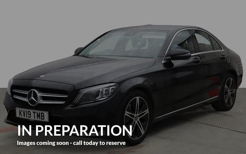 Used Mercedes C200 184 HP (135 kW) 2019 Black Sedan
