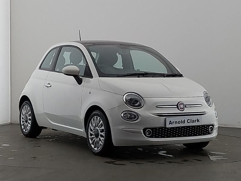 White Used 2020 Fiat 500 Lounge Hatchback | £8,998 (Fair price) - Image 1/4