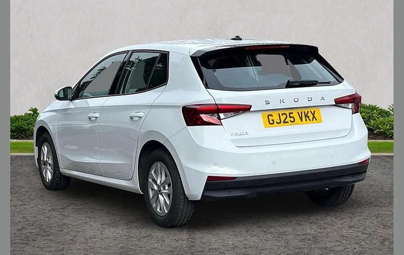 Used Skoda Fabia SE 113 HP (83 kW) 2025 Moon white metallic Hatchback