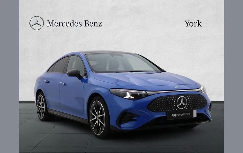 Used Mercedes CLA 250+ AMG line 200 kW (272 HP) 2025 Blue Sedan