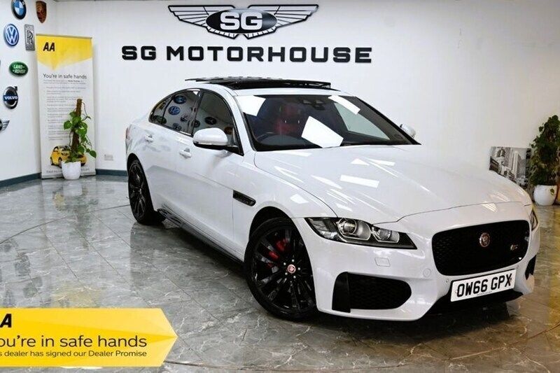 White Used 2017 Jaguar XF S Sedan | £15,395 (Fair price) - Image 1/1