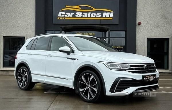 Used VW Tiguan R-line 150 HP (110 kW) 2022 White SUV
