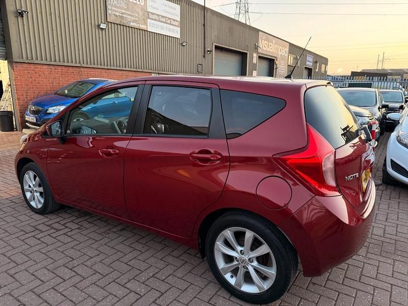 Used Nissan Note Acenta Premium 98 HP (72 kW) 2016 Red Hatchback