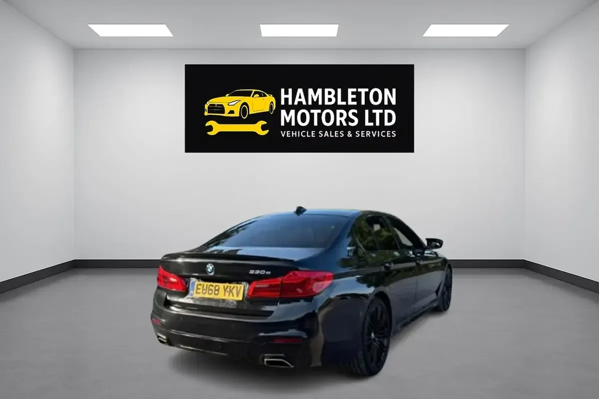 Used BMW 530e M Sport 2018 Black Sedan