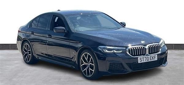 Black Used 2020 BMW 520 M Sport Sedan | £24,699 (Fair price) - Image 1/4
