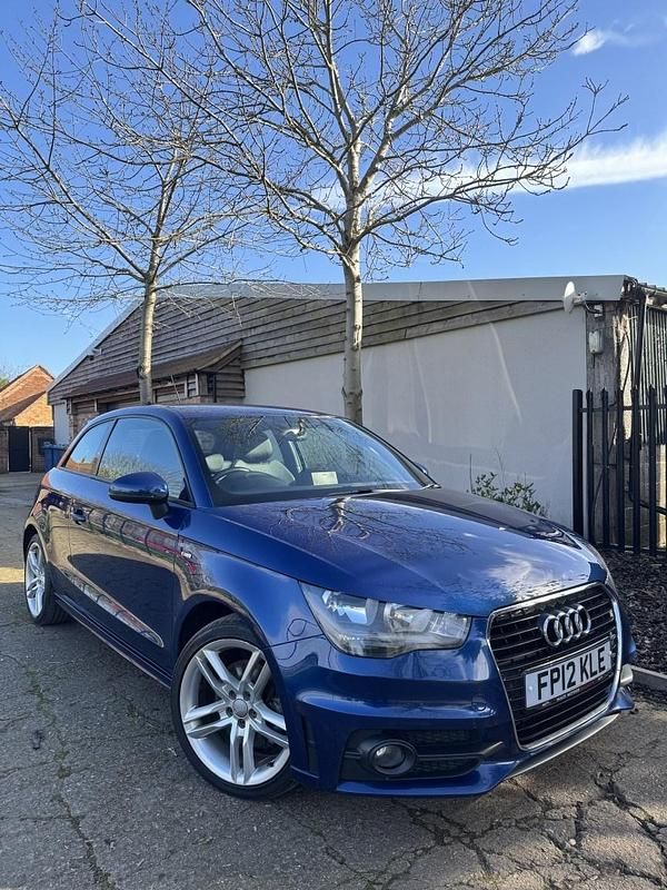 Used Audi A1 S-Line 105 HP (77 kW) 2012 Blue Hatchback