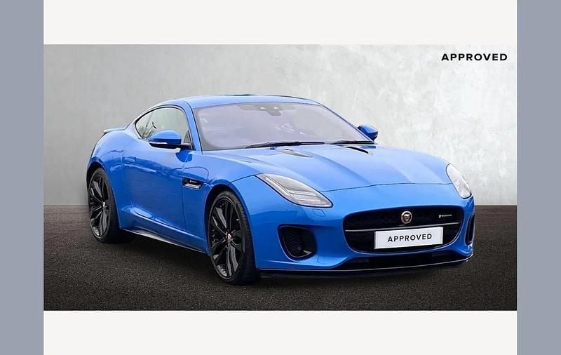 Used Jaguar F-Type R-Dynamic 300 HP (220 kW) 2019 Portofino blue Coupe