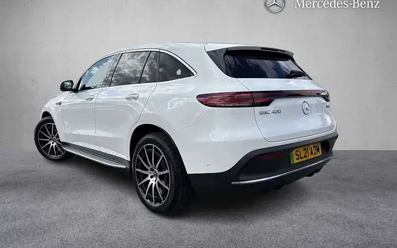 Used Mercedes EQC400 AMG line 300 kW (408 HP) 2021 White SUV