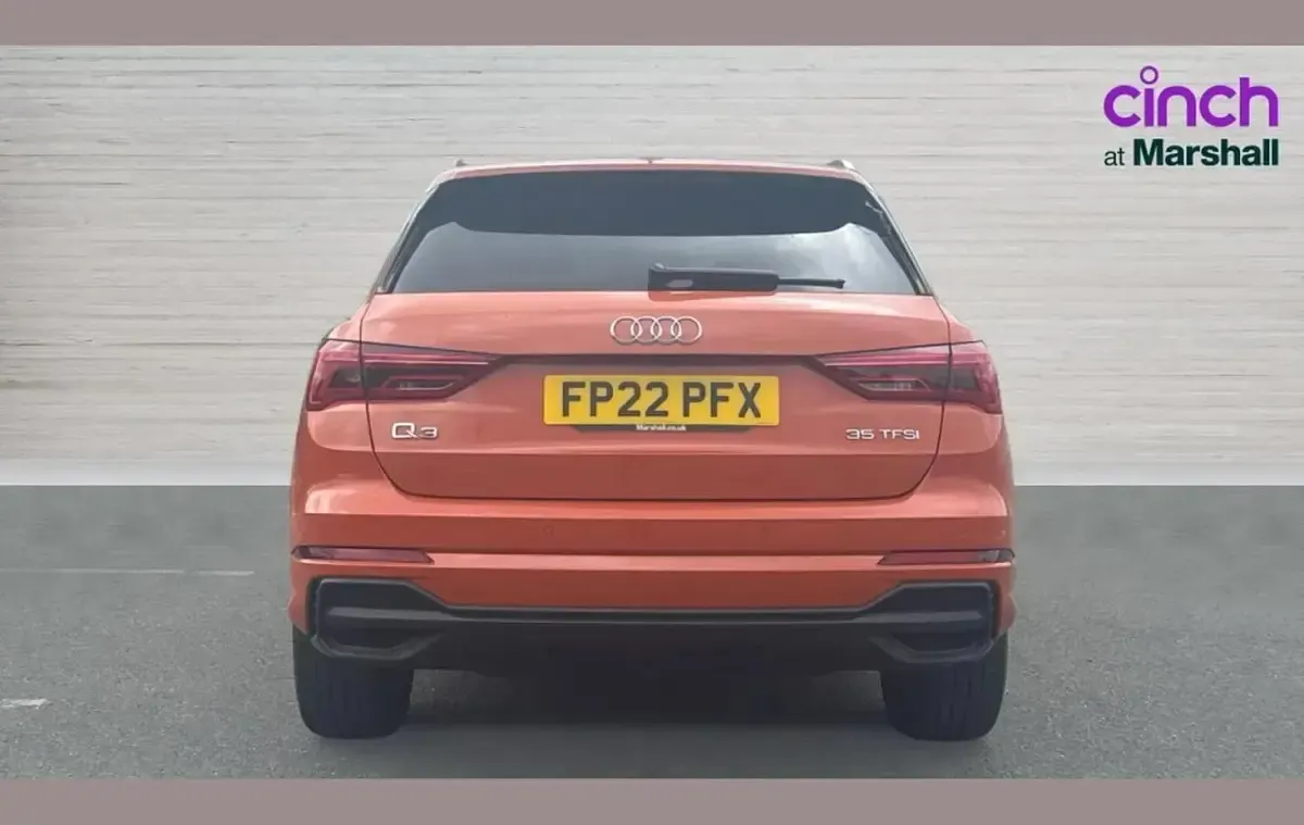 Used Audi Q3 S-Line 150 HP (110 kW) 2022 Orange SUV