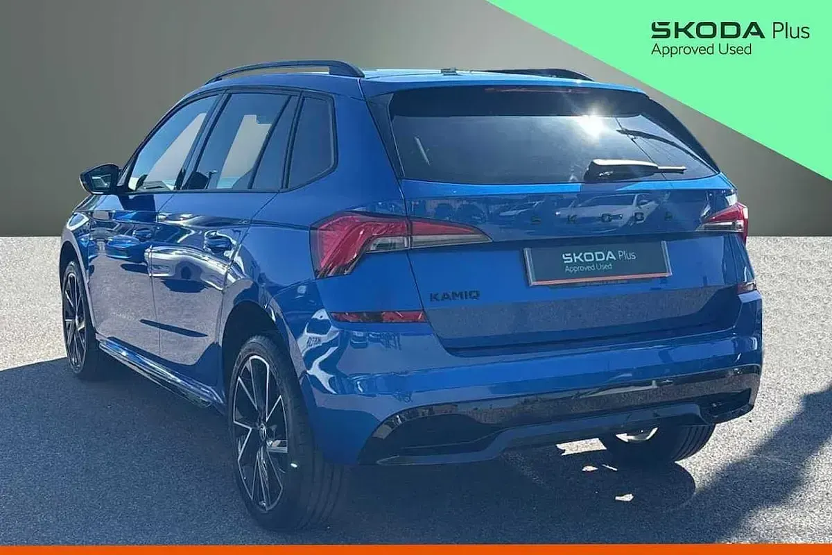 Used Skoda Kamiq Monte Carlo 110 HP (80 kW) 2024 Race blue metallic SUV