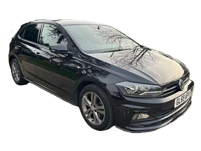 Used VW Polo R-line 115 HP (84 kW) 2019 Black Hatchback