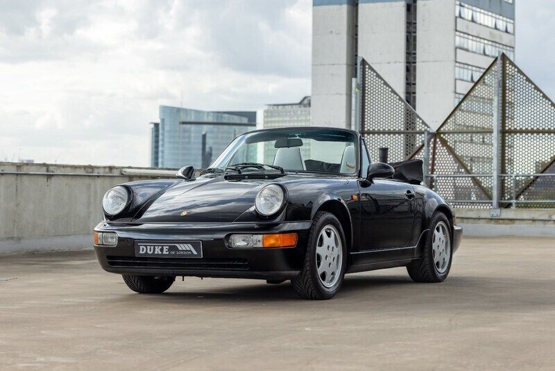 Black Used 1990 Porsche 911 Cabriolet | £46,995 - Image 1/4