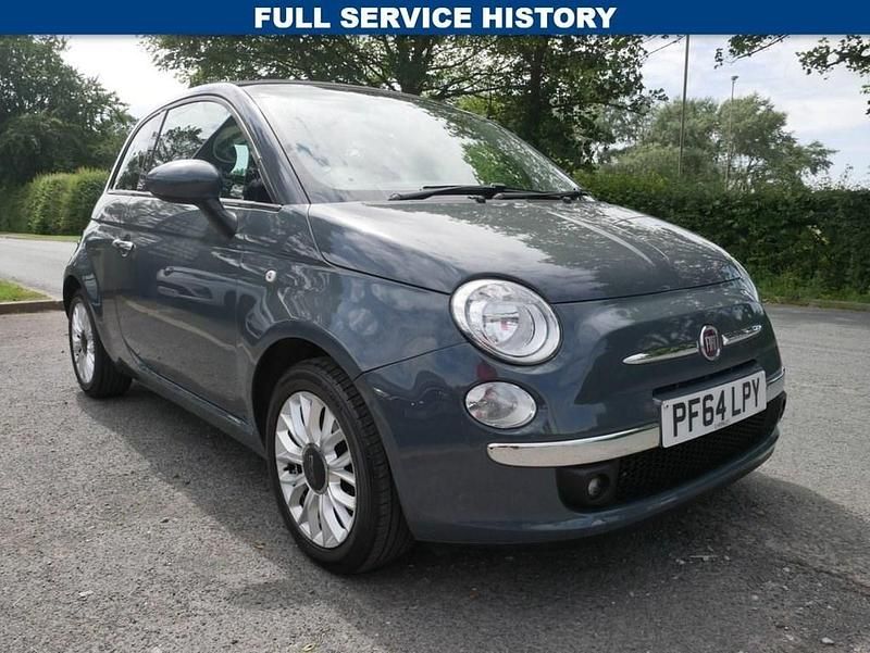 Grey Used 2015 Fiat 500C Lounge Cabriolet | £5,899 (Fair price) - Image 1/4