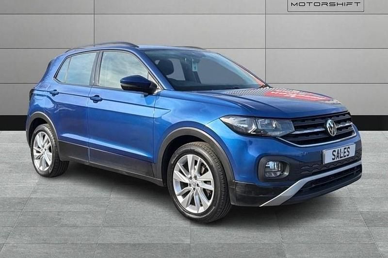 Used VW T-Cross SE 115 HP (84 kW) 2019 Blue SUV