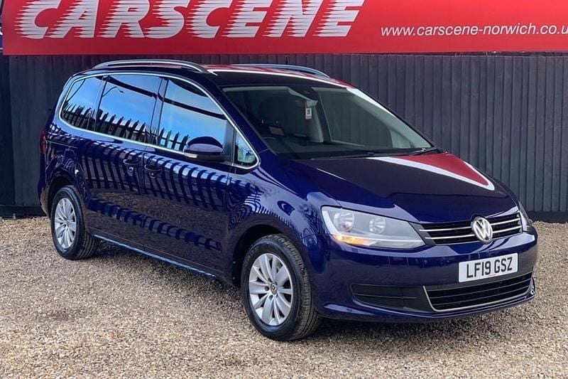 Blue Used 2019 VW Sharan SE MPV | £15,399 (Fair price) - Image 1/1