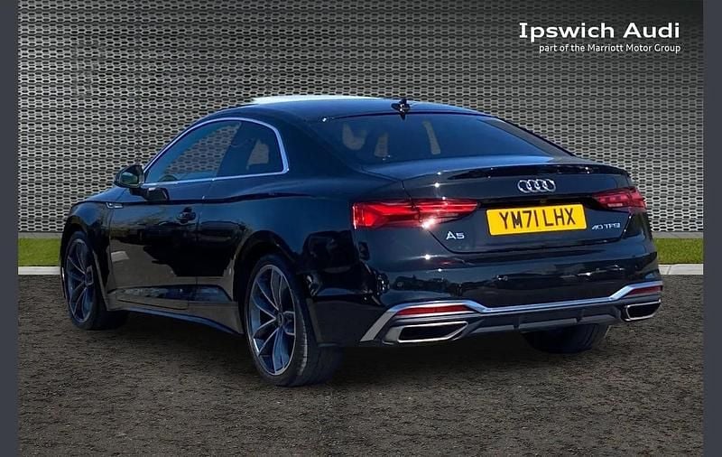 Used Audi A5 S-Line 200 HP (147 kW) 2022 Black Coupe