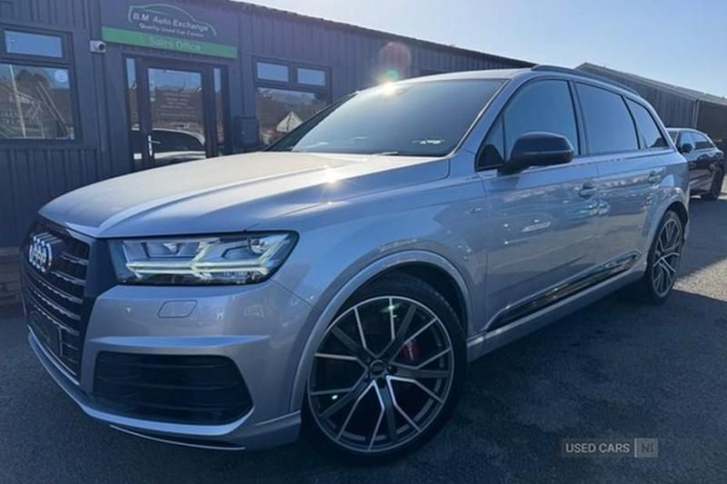 Used Audi Q7 Black Edition 272 HP (200 kW) 2018 Silver SUV
