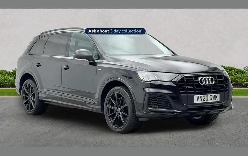Used Audi Q7 Black Edition 340 HP (250 kW) 2020 Black SUV