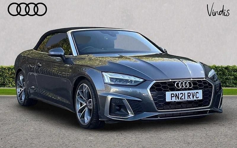 Used 2022 Audi A5 Cabriolet S-Line Cabriolet | £27,284 (Good price) - Image 1/4