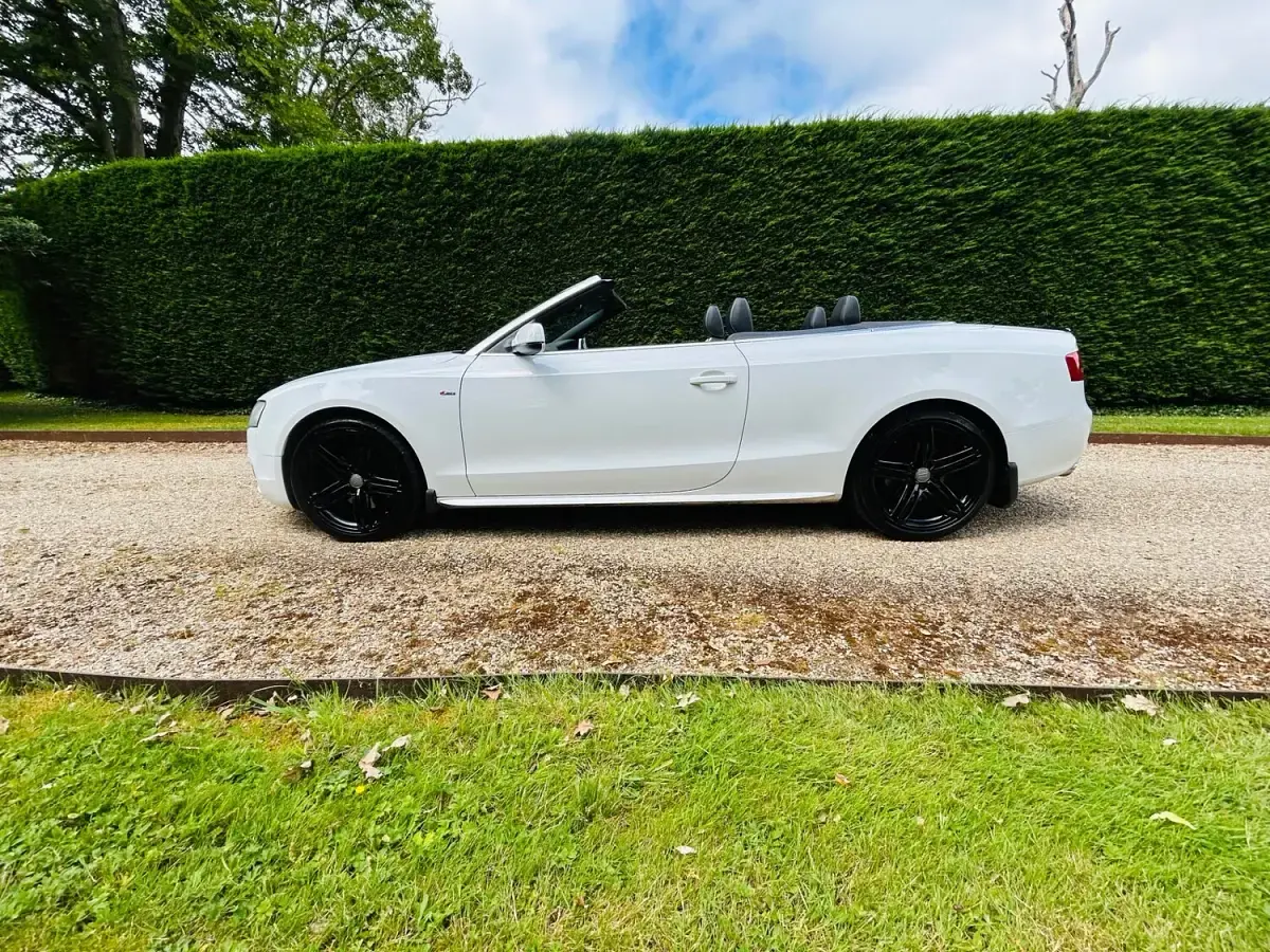 Used Audi A5 Cabriolet S-Line 2011 White Cabriolet
