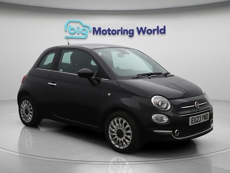 Black Used 2023 Fiat 500 S Hatchback | £9,400 (Fair price) - Image 1/4