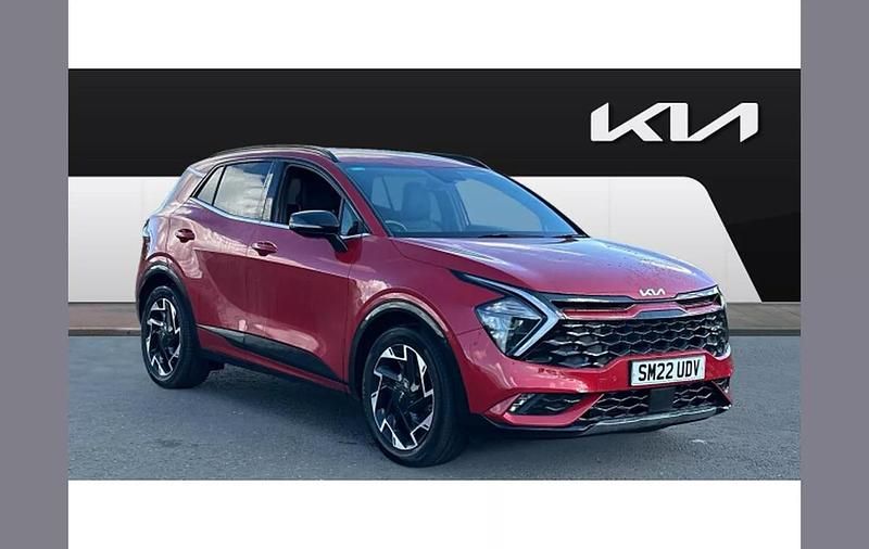 Red Used 2022 Kia Sportage GT-Line SUV | £22,689 (Fair price) - Image 1/4