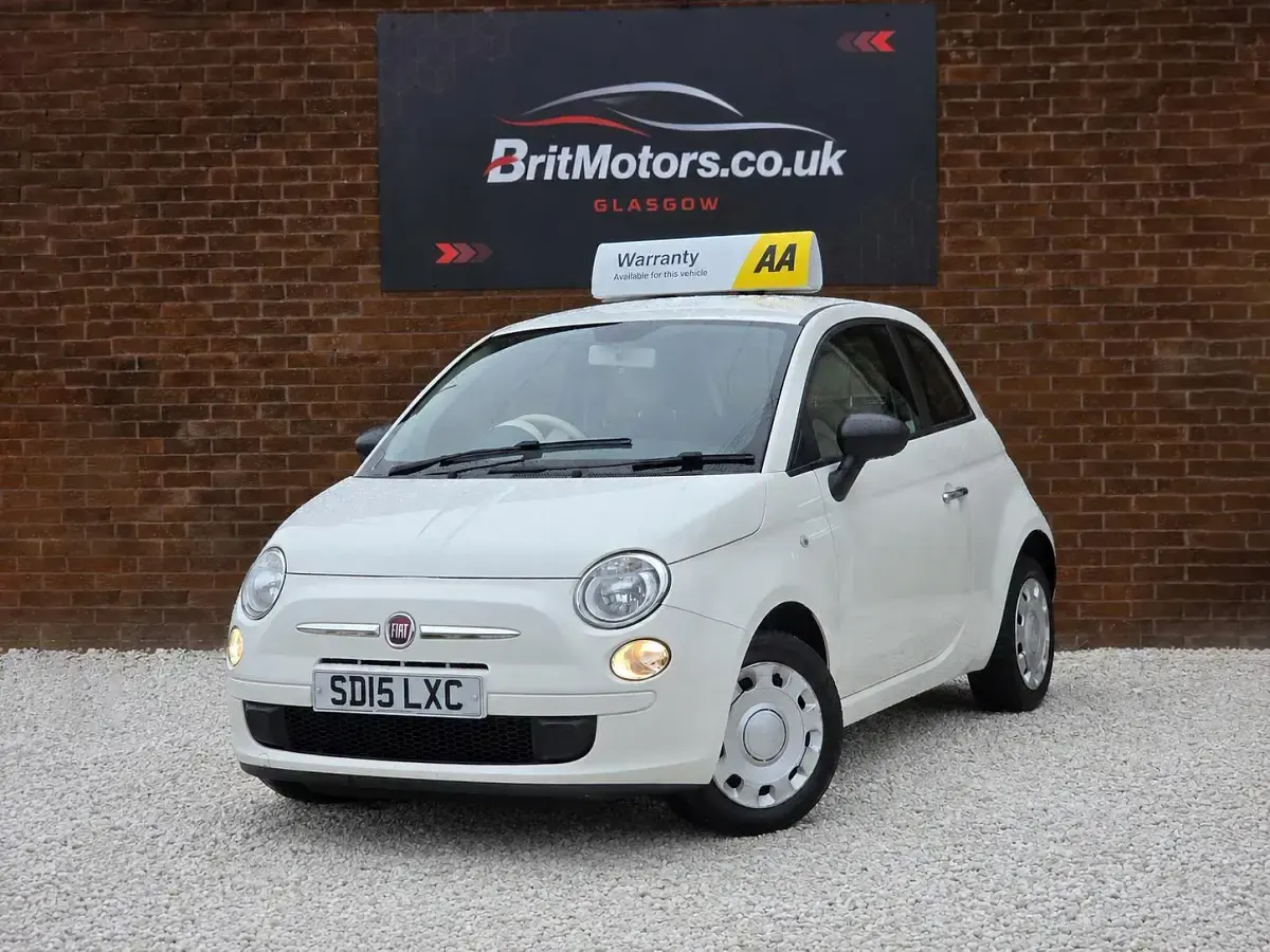Used Fiat 500 Pop 69 HP (50 kW) 2015 White Hatchback