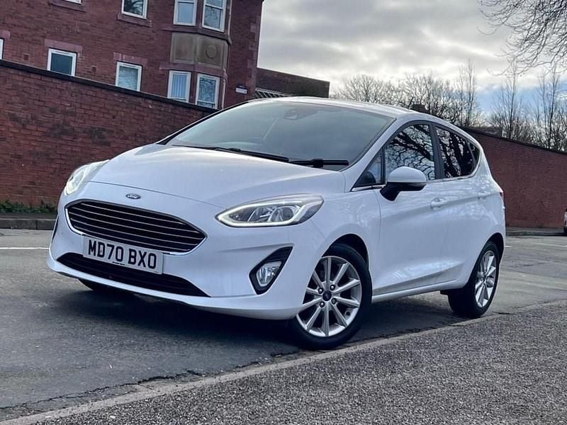 Used Ford Fiesta Titanium 2021 White Hatchback