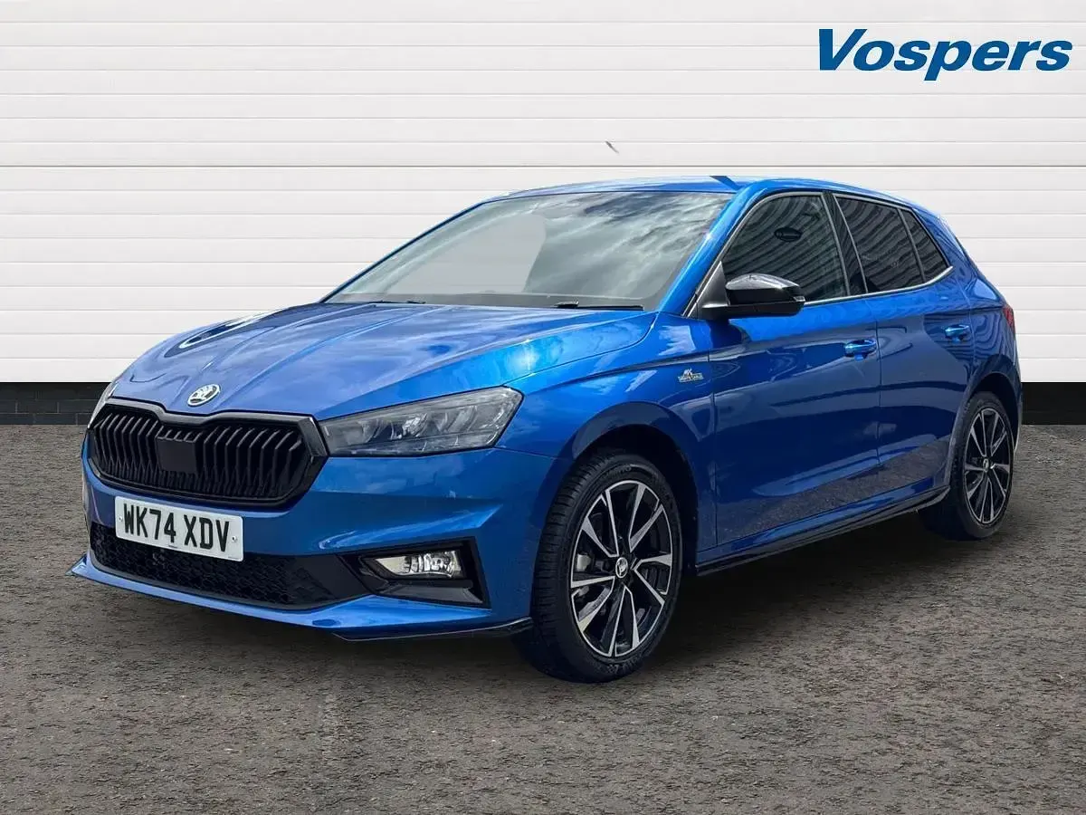 Used Skoda Fabia Monte Carlo 116 HP (85 kW) 2024 Blue Hatchback