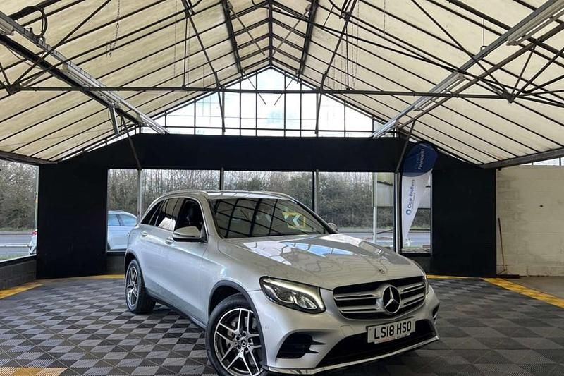 Used Mercedes GLC220 AMG line 170 HP (125 kW) 2018 Silver Estate