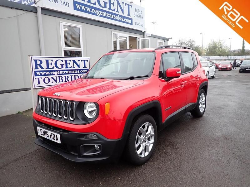 Red Used 2016 Jeep Renegade Longitude SUV | £7,395 (Fair price) - Image 1/4
