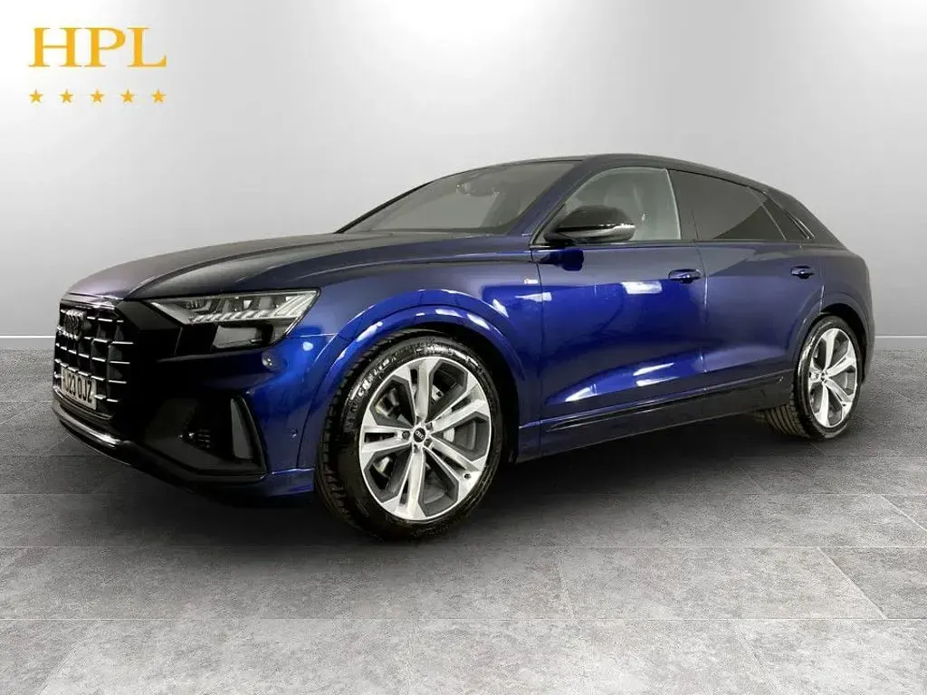 Used Audi Q8 Black Edition 340 HP (250 kW) 2023 Blue SUV