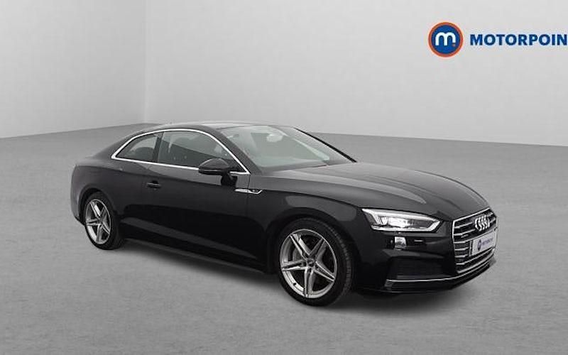 Begagnad Audi A5 S-Line 252 HK (185 kW) 2018 Svart Sportkupé