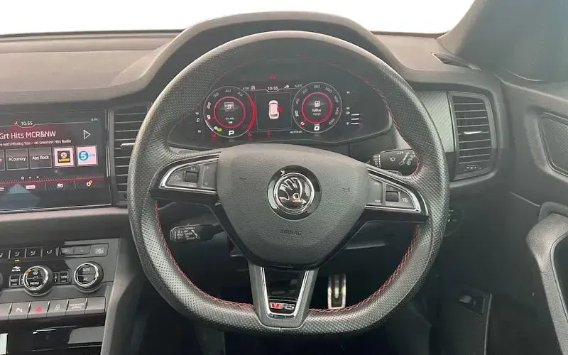 Used Skoda Kodiaq vRS 239 HP (175 kW) 2019 Blue SUV
