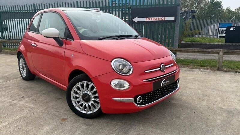 Pink Used 2017 Fiat 500 Lounge Hatchback | £7,495 (Fair price) - Image 1/2